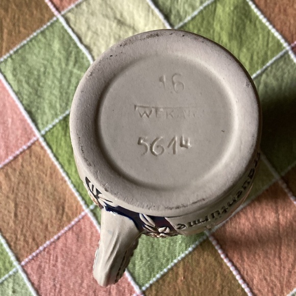 Wekara vintage ceramic beer stein 4.5” German collectible - Picture 5 of 5